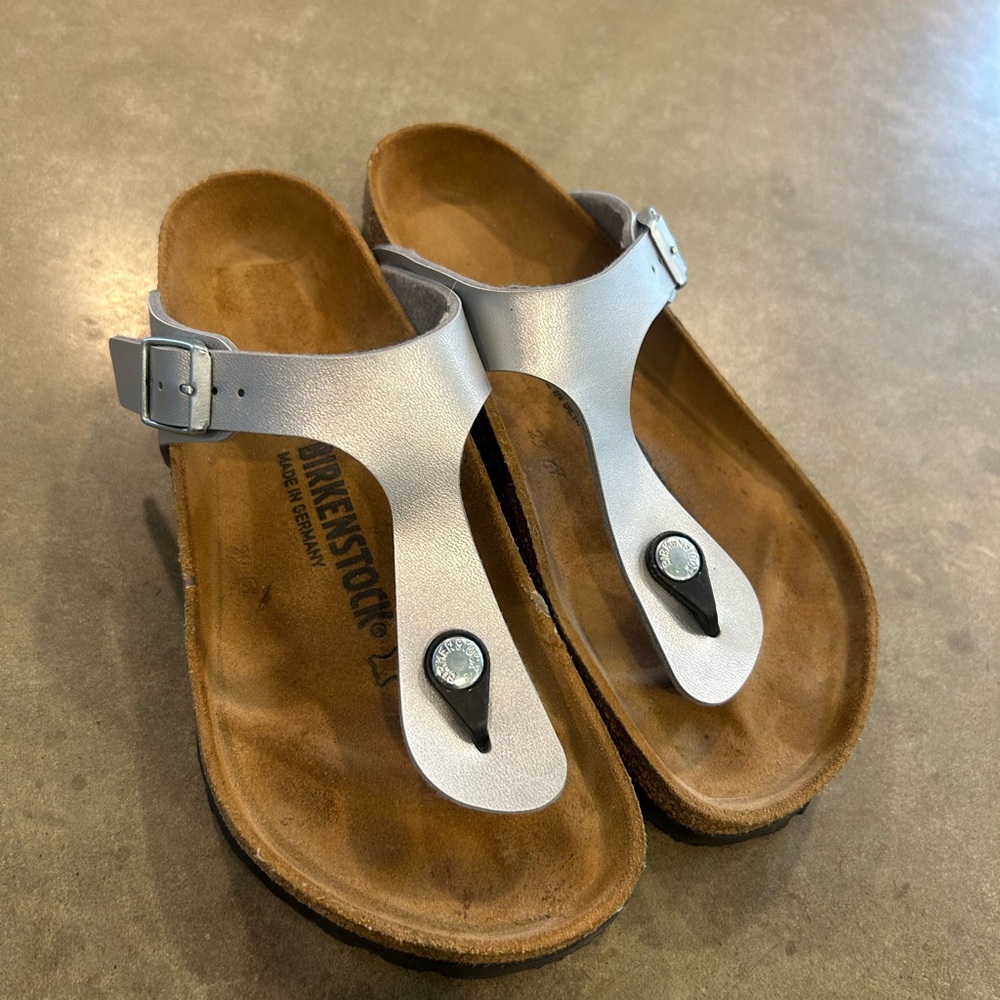 Birkenstock Silver Sandals